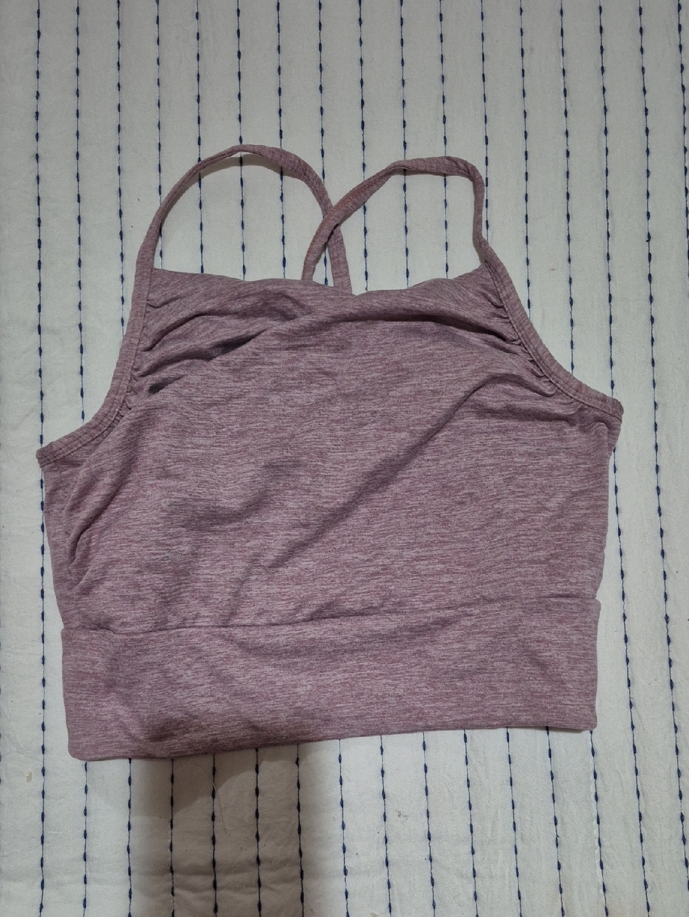 🌼4/$10 - Manduka Heather Mauve Sports Bra Top